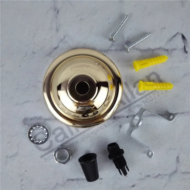 2 Pieces/lot DIY parts Edison light pendant lamp Part of the ceiling plate