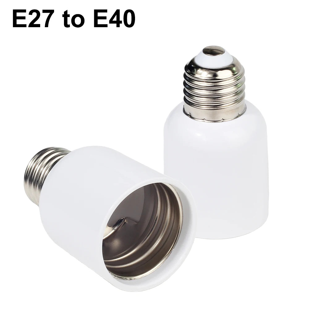 1PCS E27 Male to E14 G9 E12 B22 G4 MR16 GU10 E40 Female Lamp Base Lamp Holder Converter Socket Adapter For LED Corn Bulb light - Adrianas Specialty Lamp Shades