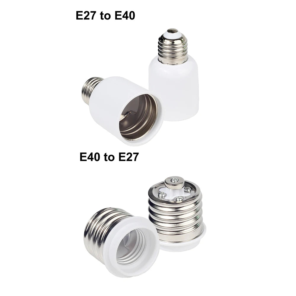 1PCS E27 Male to E14 G9 E12 B22 G4 MR16 GU10 E40 Female Lamp Base Lamp Holder Converter Socket Adapter For LED Corn Bulb light - Adrianas Specialty Lamp Shades