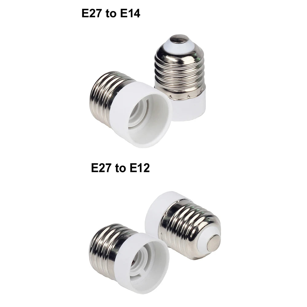 1PCS E27 Male to E14 G9 E12 B22 G4 MR16 GU10 E40 Female Lamp Base Lamp Holder Converter Socket Adapter For LED Corn Bulb light - Adrianas Specialty Lamp Shades