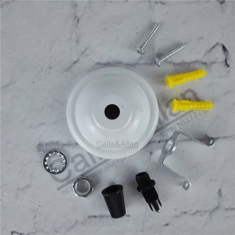 2 Pieces/lot DIY parts Edison light pendant lamp Part of the ceiling plate