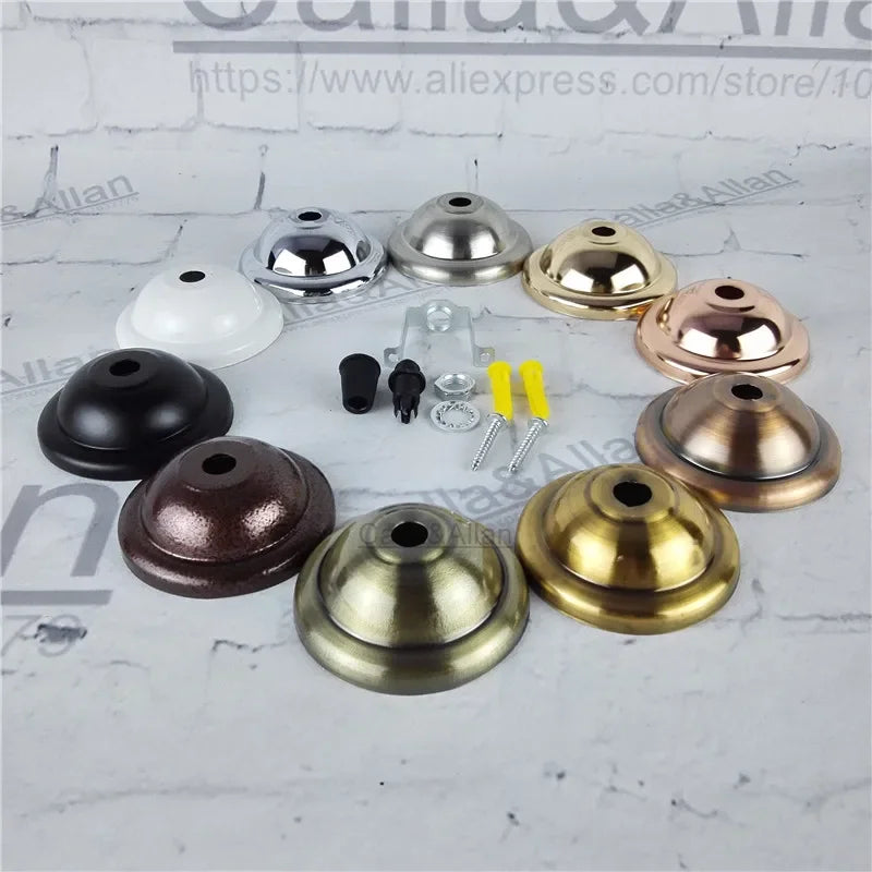 2 Pieces/lot DIY parts Edison light pendant lamp Part of the ceiling plate