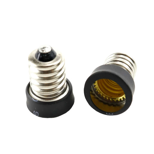 E14 To E12 Bulb Lamp Holder Adapter Socket Converter Light Base Candelabra Lamp Holder Converter accessories for e12 Light Base - Adrianas Specialty Lamp Shades