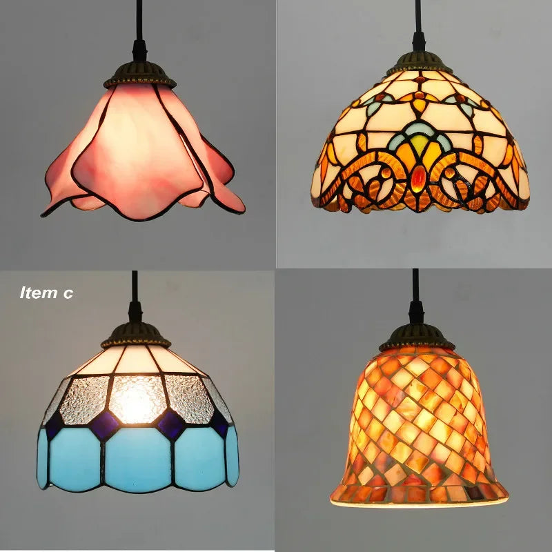 Stained Glass Pendant Lamp Shades