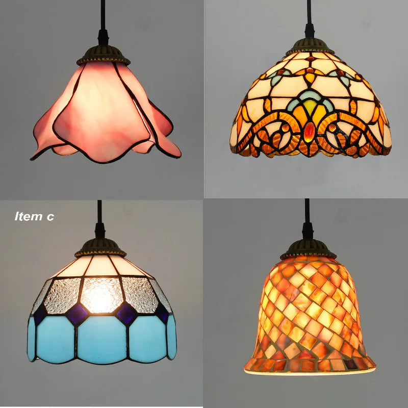 Stained Glass Pendant Lamp Shades