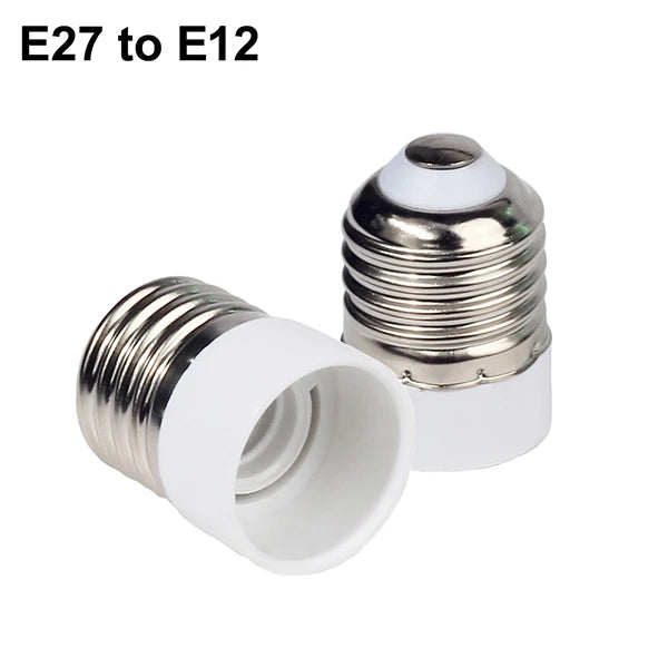 1PCS E27 Male to E14 G9 E12 B22 G4 MR16 GU10 E40 Female Lamp Base Lamp Holder Converter Socket Adapter For LED Corn Bulb light - Adrianas Specialty Lamp Shades