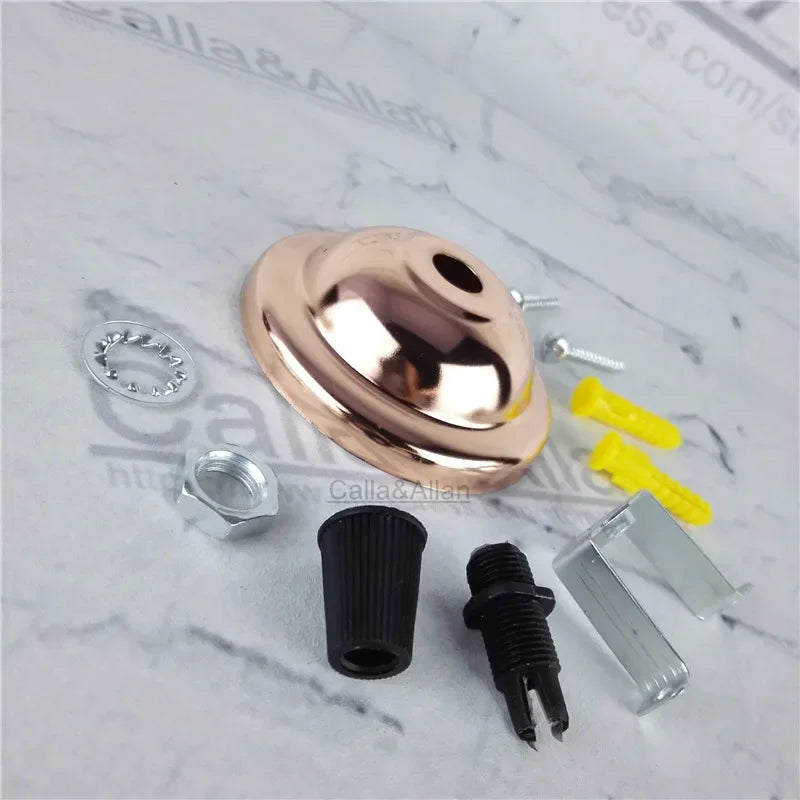 2 Pieces/lot DIY parts Edison light pendant lamp Part of the ceiling plate