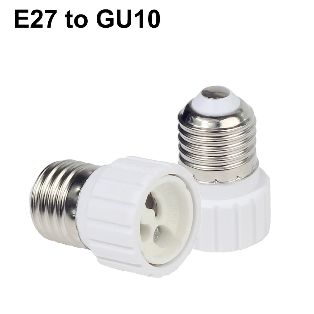 1PCS E27 Male to E14 G9 E12 B22 G4 MR16 GU10 E40 Female Lamp Base Lamp Holder Converter Socket Adapter For LED Corn Bulb light - Adrianas Specialty Lamp Shades
