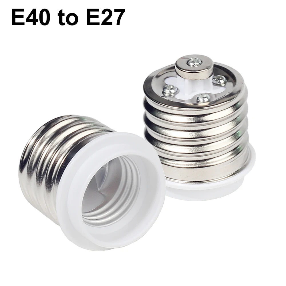 1PCS E27 Male to E14 G9 E12 B22 G4 MR16 GU10 E40 Female Lamp Base Lamp Holder Converter Socket Adapter For LED Corn Bulb light - Adrianas Specialty Lamp Shades