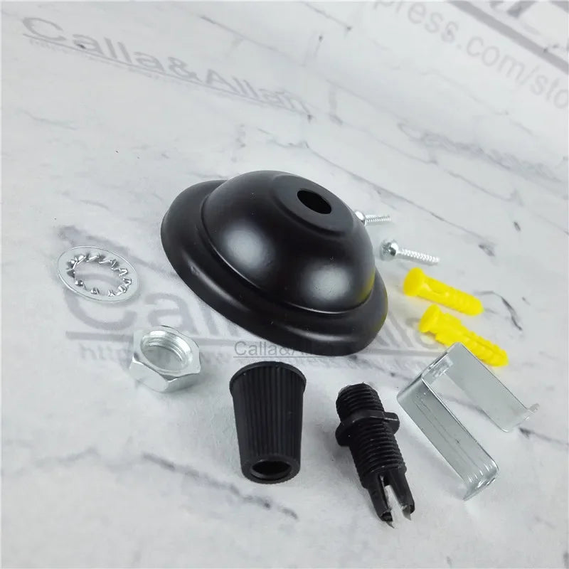 2 Pieces/lot DIY parts Edison light pendant lamp Part of the ceiling plate