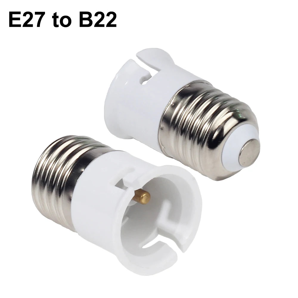 1PCS E27 Male to E14 G9 E12 B22 G4 MR16 GU10 E40 Female Lamp Base Lamp Holder Converter Socket Adapter For LED Corn Bulb light - Adrianas Specialty Lamp Shades