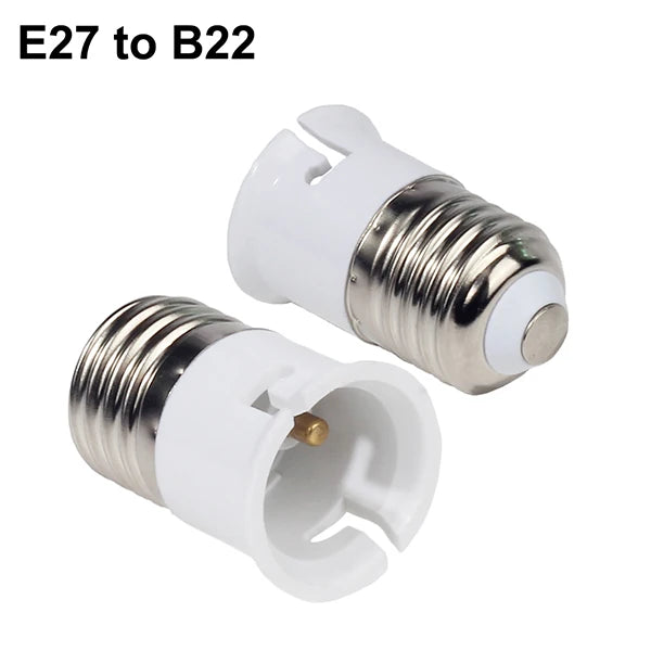1PCS E27 Male to E14 G9 E12 B22 G4 MR16 GU10 E40 Female Lamp Base Lamp Holder Converter Socket Adapter For LED Corn Bulb light - Adrianas Specialty Lamp Shades