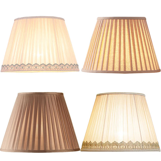 Table Lamp Lampshade Cover Folding Fabric Bedroom Bedside Lamp Shade - Adrianas Specialty Lamp Shades