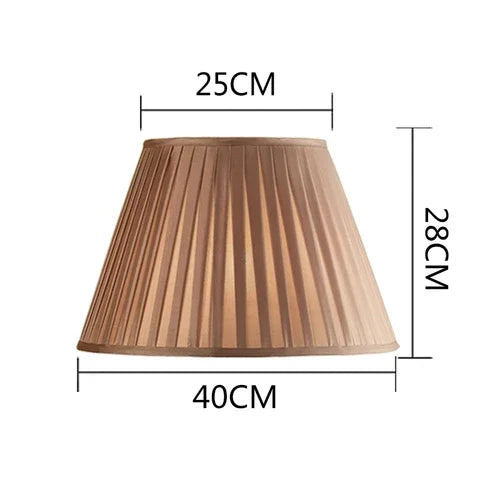 Table Lamp Lampshade Cover Folding Fabric