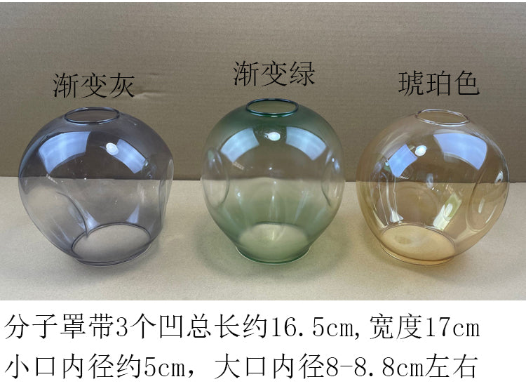 Screw Matte Tube Transparent Ball Shell Cover DIY - Adrianas Specialty Lamp Shades