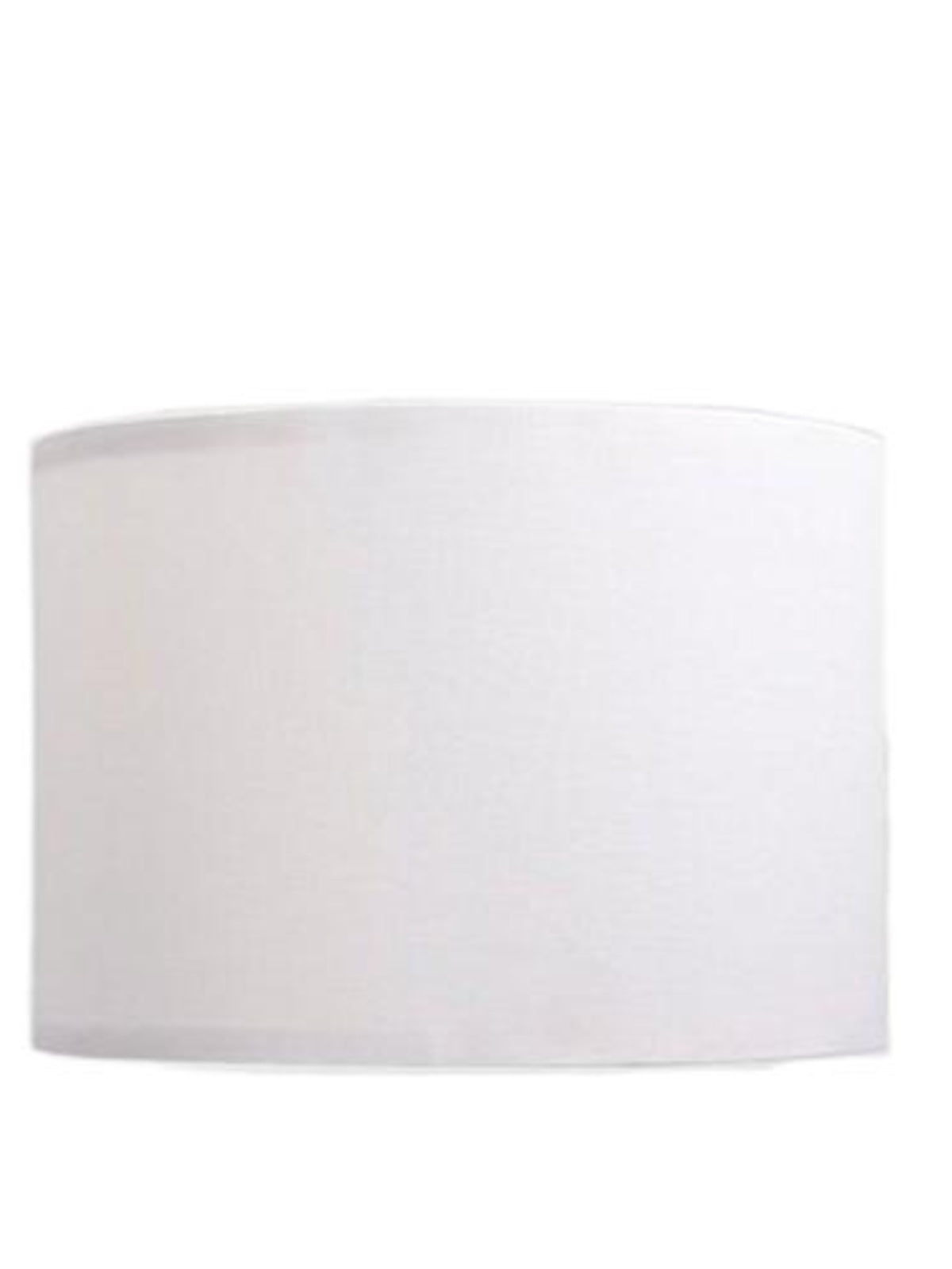 Cylindrical Yellow White Linen Cover for Table Lamp - Adrianas Specialty Lamp Shades