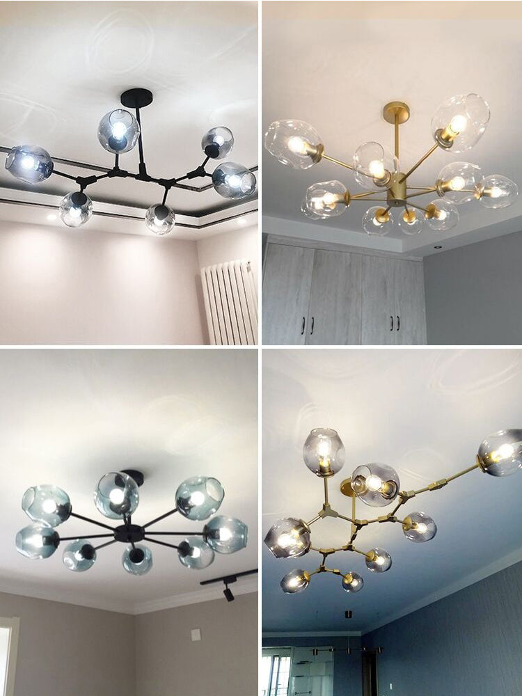 Screw Matte Tube Transparent Ball Shell Cover DIY - Adrianas Specialty Lamp Shades