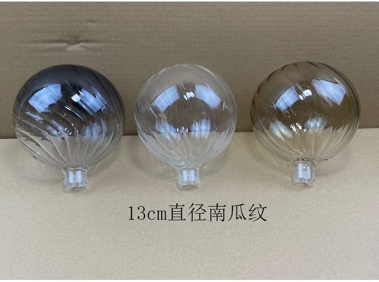 Screw Matte Tube Transparent Ball Shell Cover DIY - Adrianas Specialty Lamp Shades