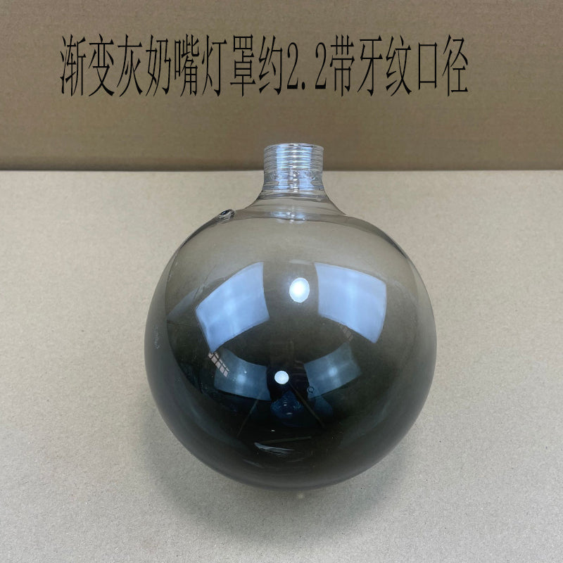 Screw Matte Tube Transparent Ball Shell Cover DIY - Adrianas Specialty Lamp Shades