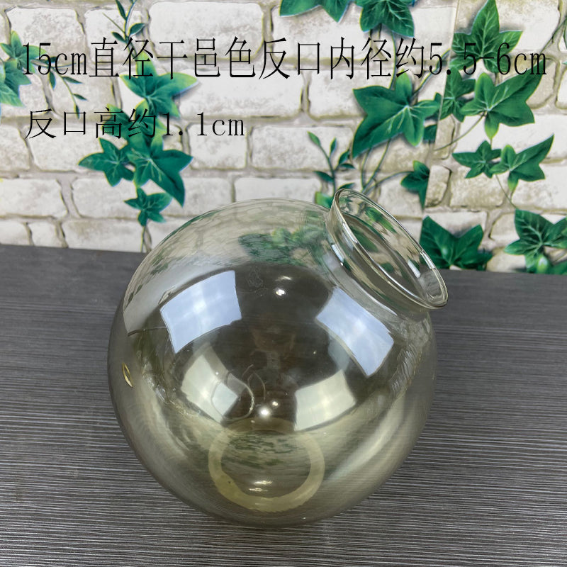 Screw Matte Tube Transparent Ball Shell Cover DIY - Adrianas Specialty Lamp Shades