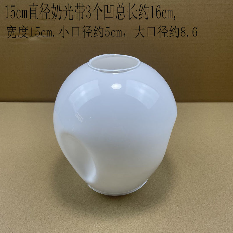Screw Matte Tube Transparent Ball Shell Cover DIY - Adrianas Specialty Lamp Shades