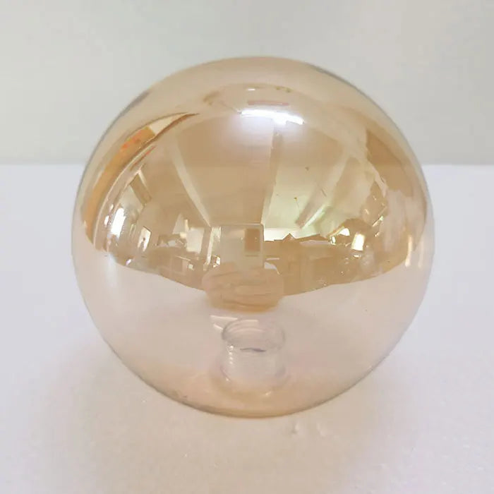 D12cm D15cm G9 Glass Shade Replacement for Screw Thread Socket Amber Cognac Green Blue Grey Globe Glass Screw Cover Accessory - Adrianas Specialty Lamp Shades