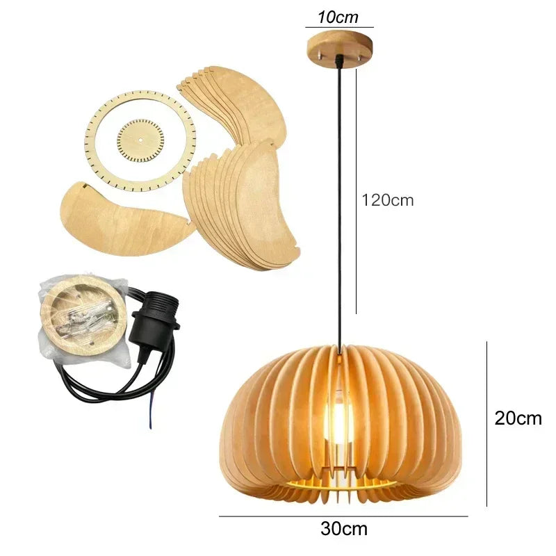 Classic Bamboo Lustre Chandelier Hanging Lamp Ceiling Handmade Rattan Pendant Light Fixture Weaving HomeLiving люстра потолочная