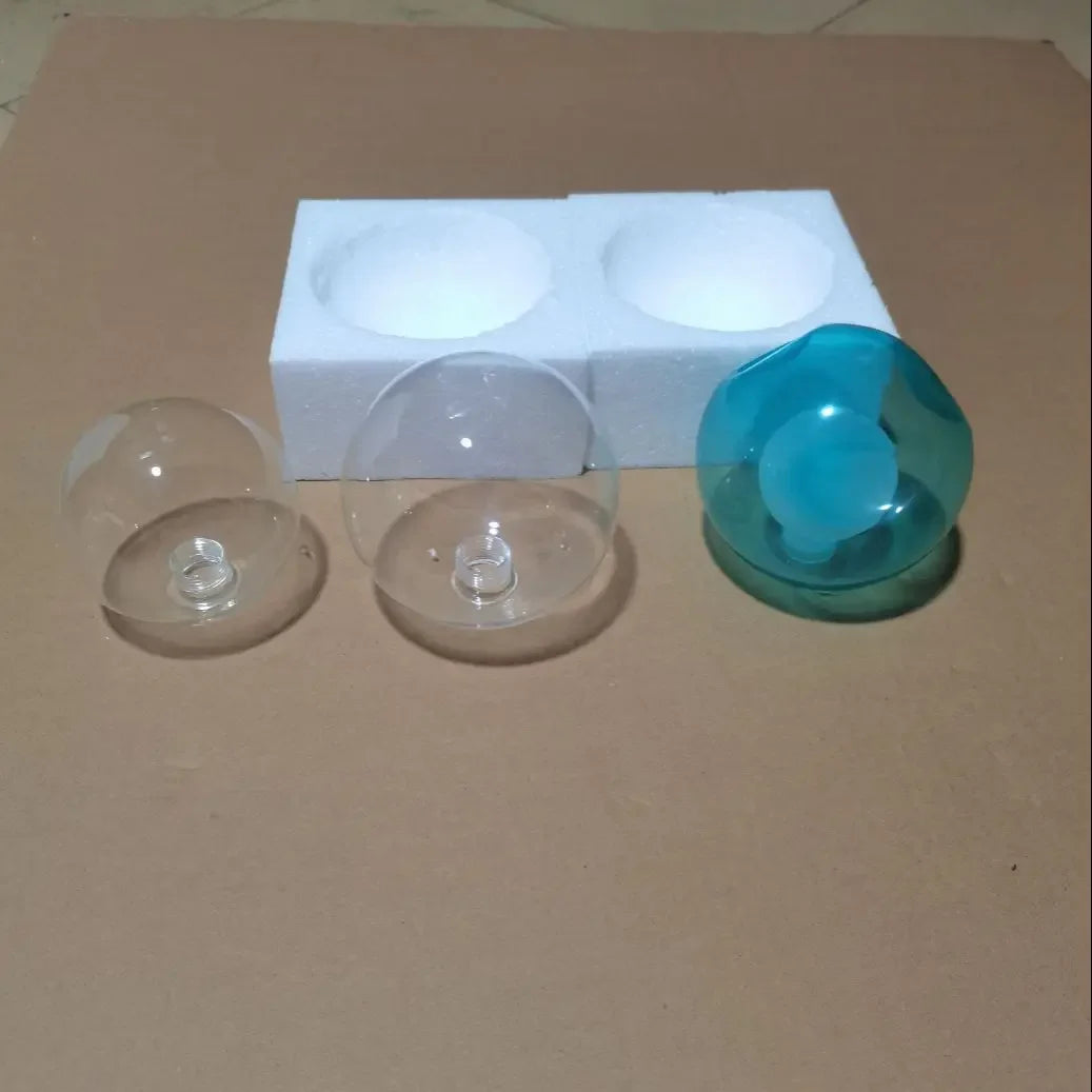 G9 Clear  Glass Lamp Shade Diameter 8 10 12 15 20cm Globe 2cm Fitter