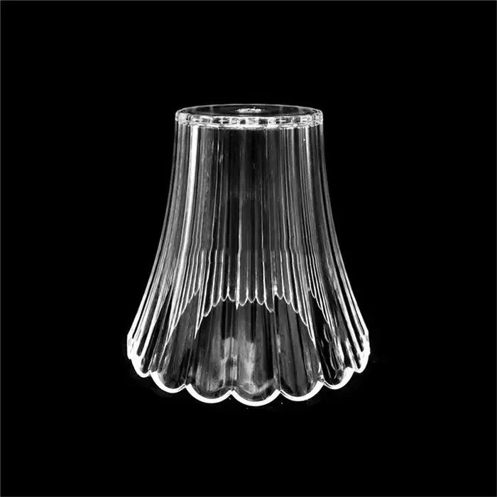 Clear .39 inches small opening Acrylic Lamp Shade Replacement