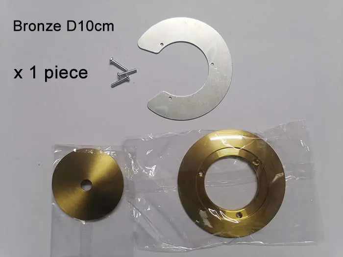 1/5/10pcs Bronze Chrome Metal Lampshade Holder Parts for Magic Bean Glass Shade Silver Aluminum Ring Cover to Hold Lampshade - Adrianas Specialty Lamp Shades