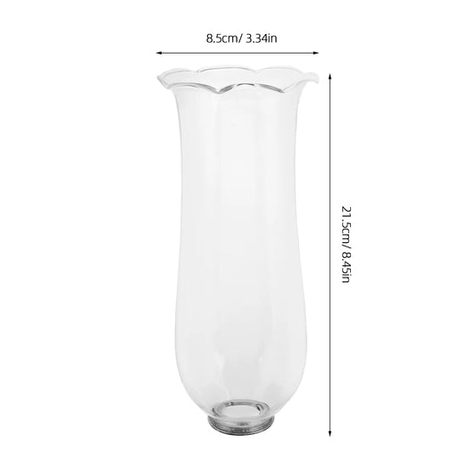 Windproof Glass Holder Cover Hurricane Shade Replacement For Lamp Chimney Table Centerpiece Lamp Covers Shades