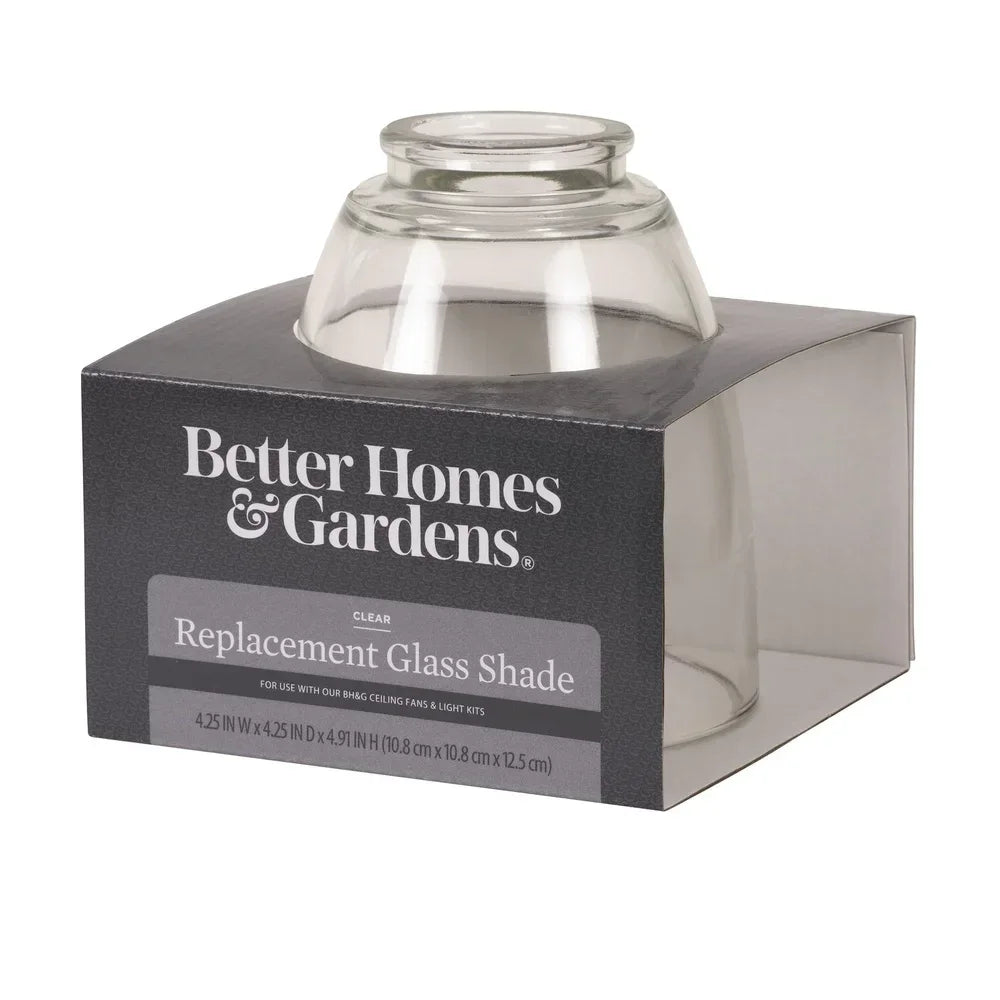 Clear Glass Ceiling Fan Replacement Shade