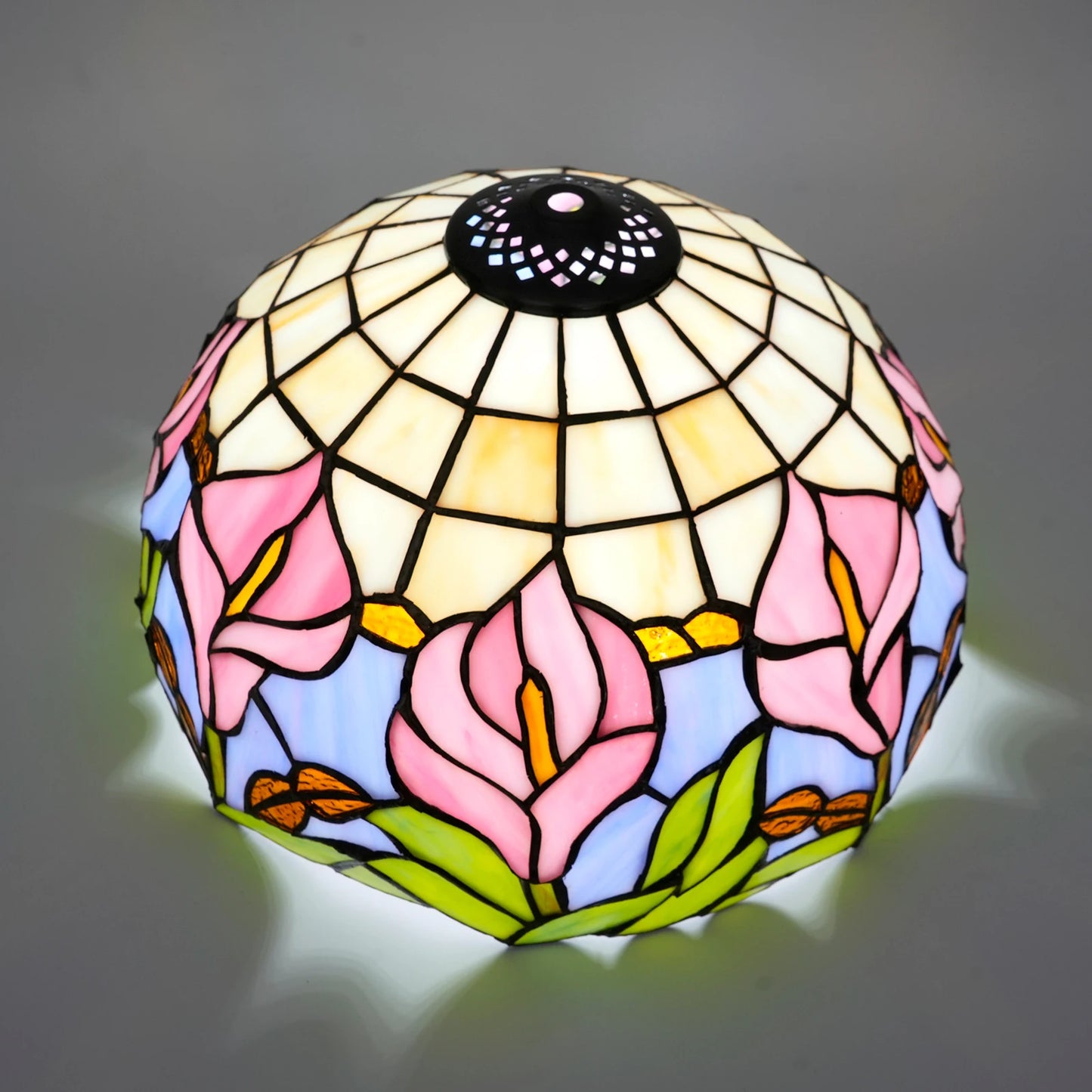 Calla lily lampshade replacement, traditional handcrafted 12 "