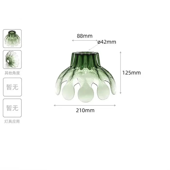 Industrial Art Decor Stained Glass Lamp Shade Replacement