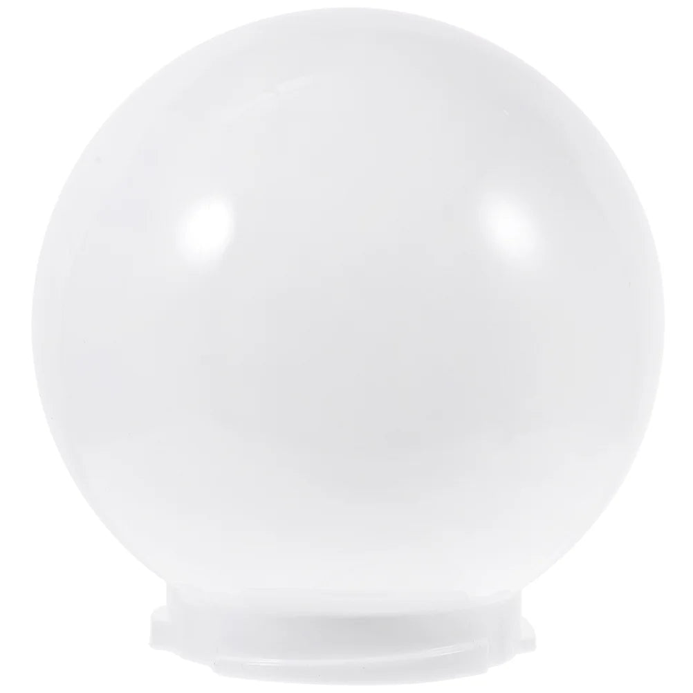 Ball Lampshade Light Fixture Cover Globe Replacement Floor Wall White Dresser Acrylic - Adrianas Specialty Lamp Shades