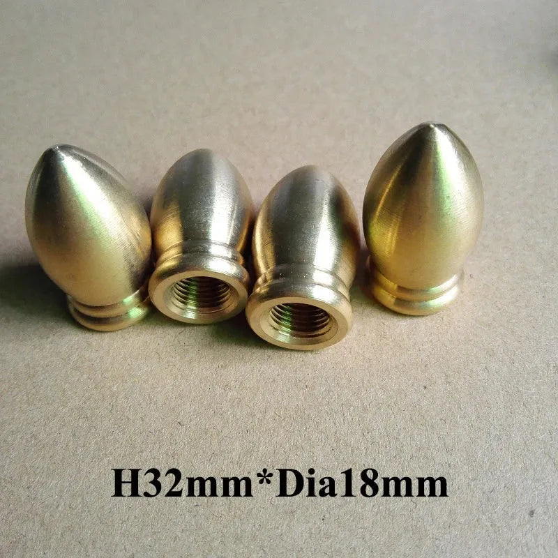 All Brass Female Thread Inner Tooth M10*1.0 Pitch Top Nut