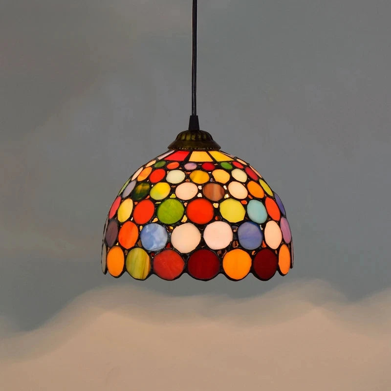 Stained  Glass Retro Restaurant Lamp