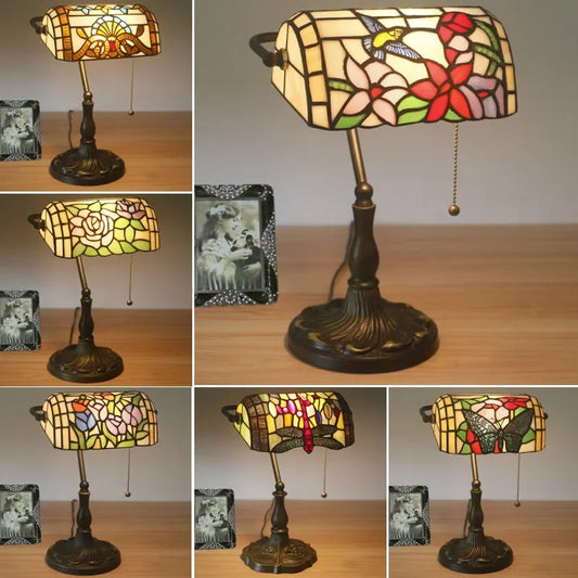 Rose Table Lamp Bedroom Bedside Desk Lamp