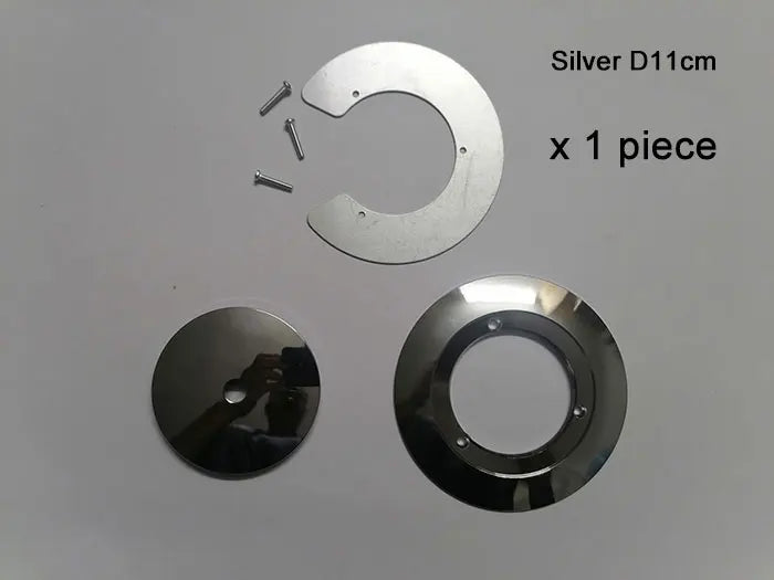 1/5/10pcs Bronze Chrome Metal Lampshade Holder Parts for Magic Bean Glass Shade Silver Aluminum Ring Cover to Hold Lampshade - Adrianas Specialty Lamp Shades