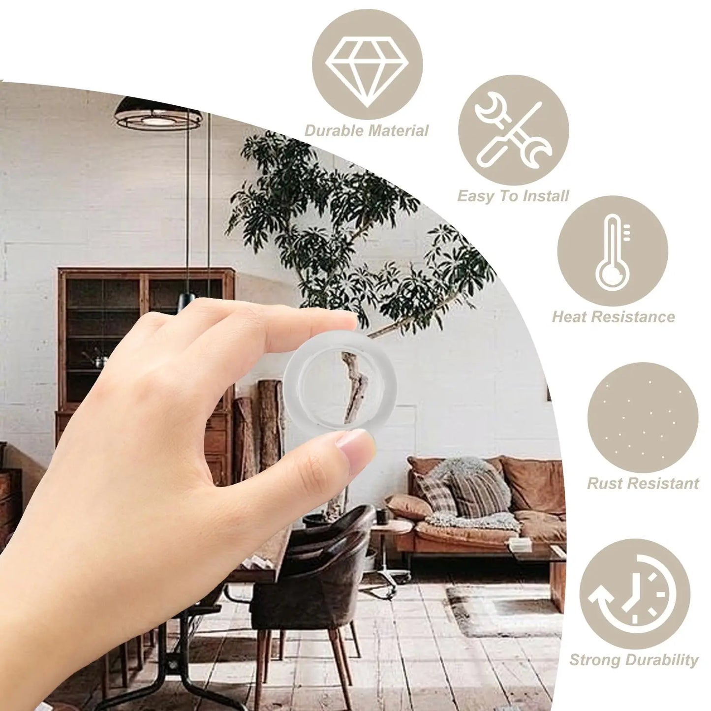 12 Pcs E27 to E14 Lampshade Reducer Ring