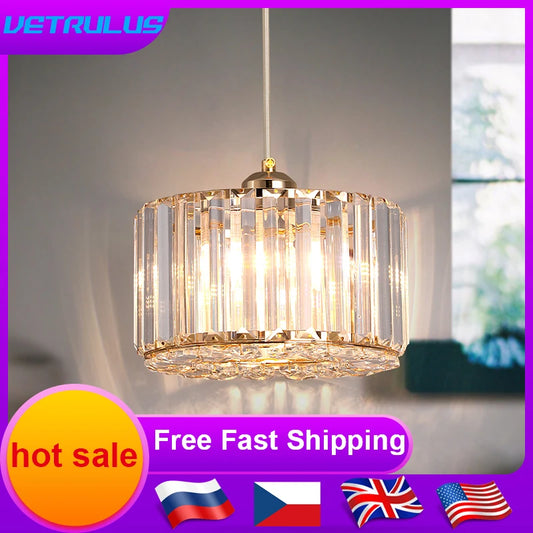 Glass Led Pendant Light Modern Ceiling Lamp Adjustable Living Dining Room Nordic Aisle Decor Balcony Corridor Hanging Fixture - Adrianas Specialty Lamp Shades