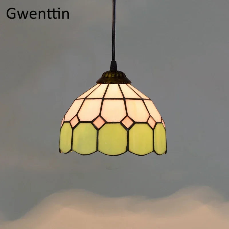 Tiffany Stained Glass Pendant Lamp Shade