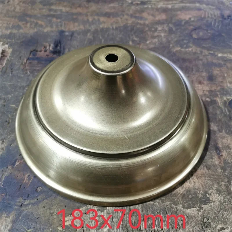 Big sizes of Brass desk lamp lampshade claw unpolished ceramic vase lid copper cover customizble DIY copper Lighting accessories