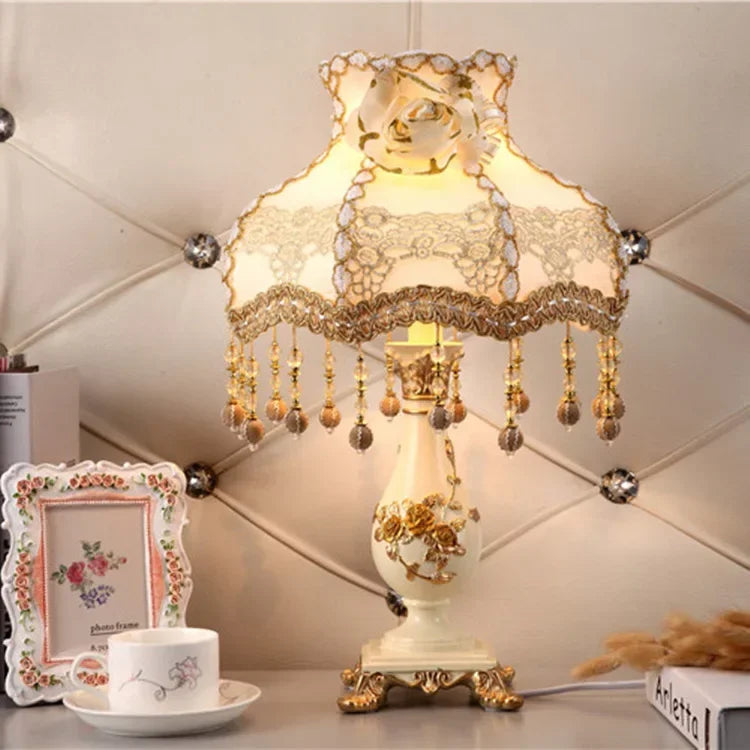 Fringed Table Lamps
