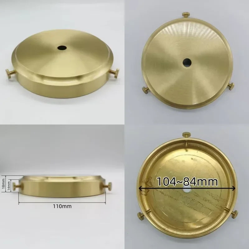 Vintage Glass Pendant Light Kit with Solid Brass Hardware