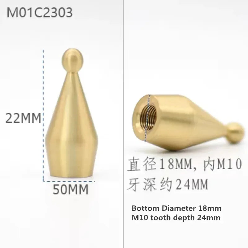 All copper desk lamp connector Brass Screw cover