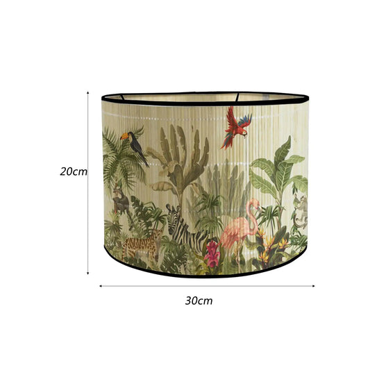 Bamboo Lamp Shades E27 Handmade Drum Lampshade - Adrianas Specialty Lamp Shades