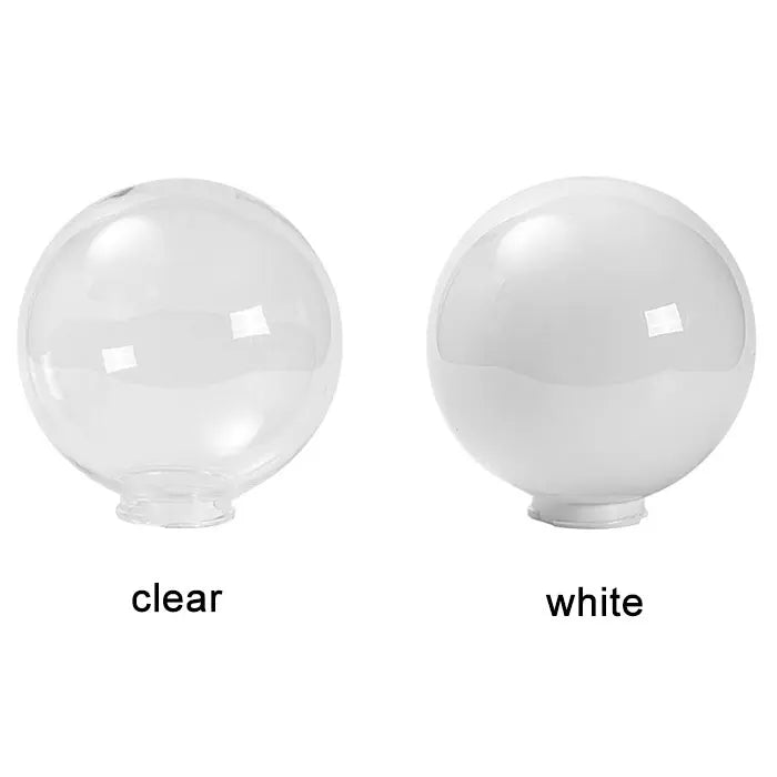 Outdoor Light Globe Lamp Shade Acrylic Round Lampshade Cover PMMA plastic - Adrianas Specialty Lamp Shades