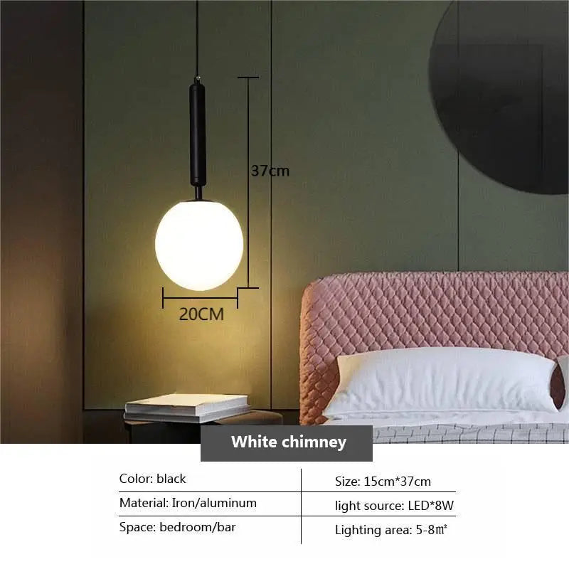 Nordic Glass Pendant Light glass