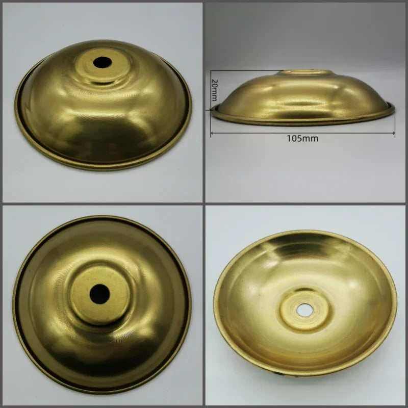 Brass material lampshade cover